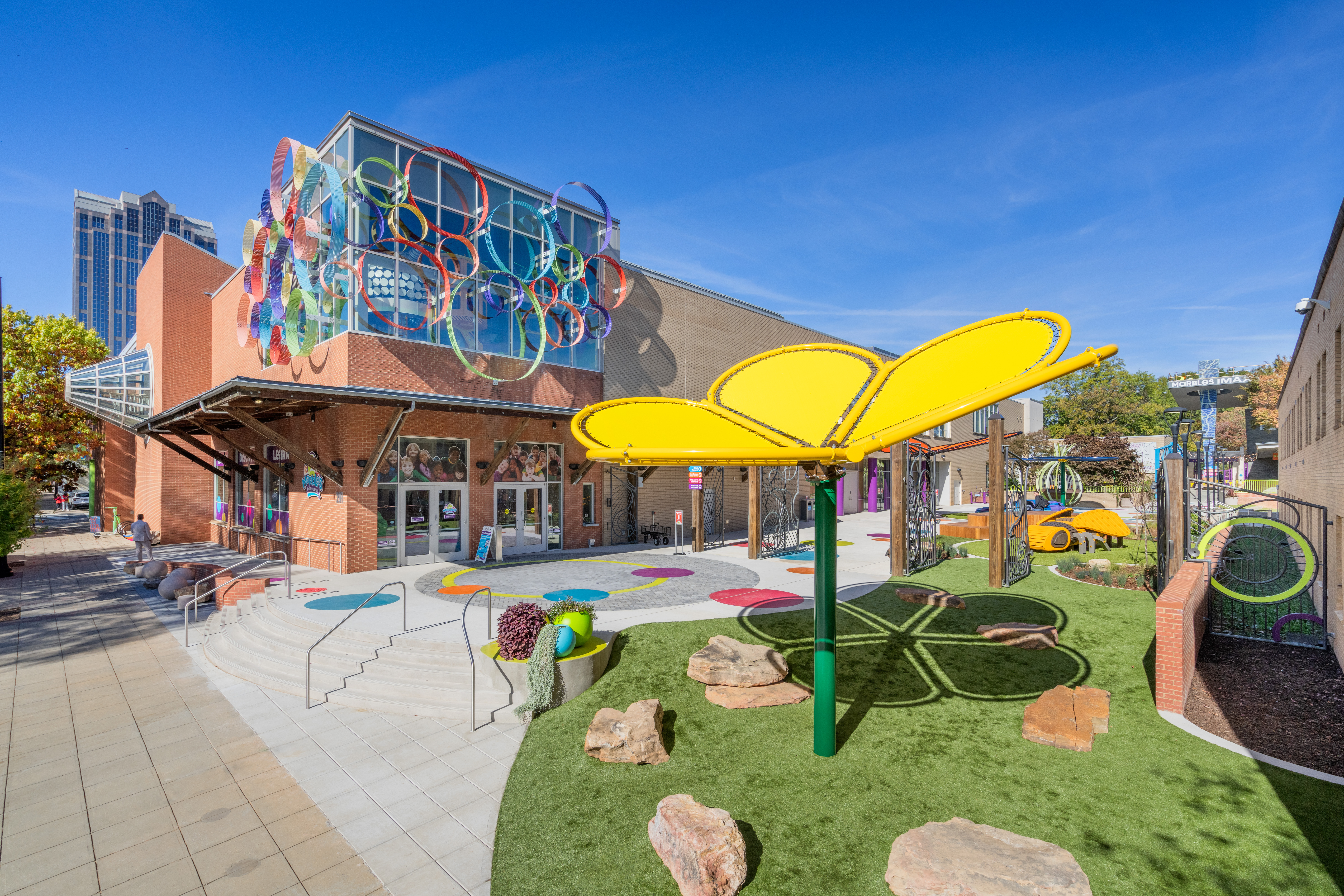 Marbles Kids Museum entrance.